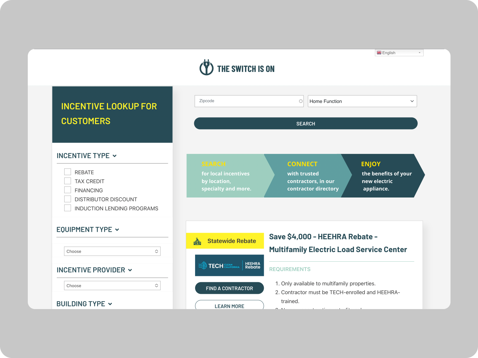 incentive finder